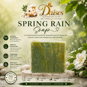 Spring Rain Handmade Soap