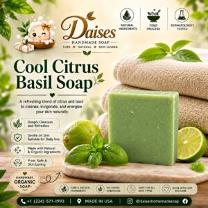 Cool Citrus Basil Soap
